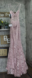 Blondie Nites Juniors Sequined Corset-Bodice Gown Dress 3960BN Rose Pink 7