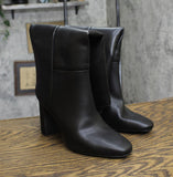 A New Day Womens Livia Stovepipe Tall Boots 90975042 Black 7M