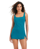 Beyond Control Dress with Grommet Detail One-Piece Northern Lights Blue Green 8