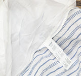 Black Tape Womens Trendy Plus Size Striped Flutter-Sleeve Top 1X Blue Stripe