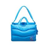 Coachtopia Womens Quilted Loop Tote Bag CQ057 Surf Blue