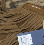 Universal Thread Womens Austin Fringe Western Ankle Boots 94463099 Tan Brown 8M