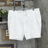 Tommy Hilfiger Womens Hollywood Casual Bermuda Shorts W3RW0236 White 20W