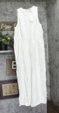 A New Day Womens Modern Gauze Jumpsuit 94191934 Cream Off White XL