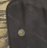 Kenneth Cole Reaction Leather Messenger Bag for Laptop/Tablet Cognac Brown