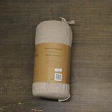 Noble Linens 3-Piece Set with Floral Stitching Latte Brown King / Cal King