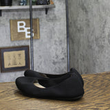 Journee Collection Womens Washable Mesh Soft Lightweight Flats Black 7W