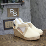 Style & Co Womens Siennaa Closed Toe Wedge Espadrilles Papyrus Brown 8.5M