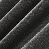 Sun Zero Weave Total Blackout Grommet Curtain Panel Coal Black Multi 52X84