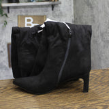 A New Day Womens Faux Suede Justice Boots 94568849 Black 6.5M