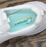 S Sport By Skechers 2.0 Memory Foam Insole Pull On Slip-On Sneakers White 6.5M