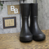 A New Day Vicki Mid-Calf Rain Boots 53855422 Matte Black 6M