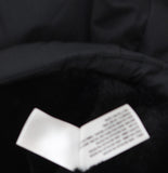 Universal Thread Zip Hooded Winter Parka Jacket with Snap Storm Flap Black XL