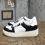 Wild Fable Womens Lola Lace-Up Sneakers with Memory Foam Insole Black 6M