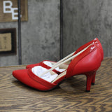 Lifestride Women's SALDANA Heels Shoe F4444S1 Fire Red 7.5M