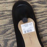 Clarks Womens Linvale Jerica Pump Heeled Shoes 26137208 Black Leather 8M