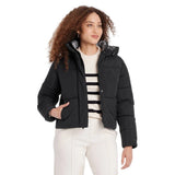 A New Day Womens Water Resistant Nylon Puffer Jacket 90982148 Gray / Black S