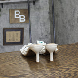 A New Day Womens Lupita Mesh Rhinestone Peep Toe Mule Heels 92609723 White 9M