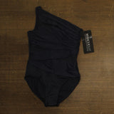 Miraclesuit Inset Network JENA Asymmetrical One Piece Swimsuit Midnight Blue 12
