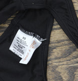 Salt + Cove Juniors Center-Ruched V-Neck Bikini Swim Top SC251007BT Black XS