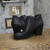 Style & Co. Masrinaa Ankle Booties Faux Leather MASRINAAP Black 9.5M
