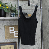 Auden Womens Stretch Unlined Cami Camisole 16638591b3814b Black XL