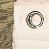 Max Blackout Grommet Blackout Single Curtain Panel Blush Pink White 50x108