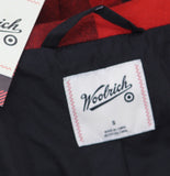 Woolrich X TGT Buffalo Check Flannel Melton Jacket 94611610 Black / Red S