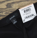 Alfani Womens Knit Stretch Pull On Wear to Work Wide Leg Pants Black 2X