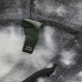 Wild Fable Womens Full-Zip Fleece Hooded Sweatshirt Black Tie Dye L