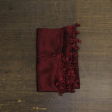 Regal Home Regency Rod Pocket Waterfall Valance Curtain Burgundy Red 38x58