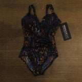 Miraclesuit Siren Tummy Control Underwire Bra One Piece Swimsuit Black Multi 8