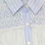 Lucky Brand Womens Breezy Cotton Sleeveless Shirt Dress 133380 Blue Stripe L