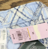 Wild Fable Women's Microfleece Pajama Pants 94718826 Blue Multi XS