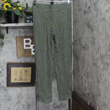 Three Dots Womens Rayon Gauze Pull On Pants 1621313 Green S