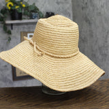 Hat Attack Raffia Floppy Sun Hat UPF 50 Wide Brim SHAC207 Natural Brown