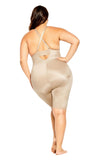 City Chic Womens Plus Size Body Shaper 00212234 Latte Brown 20W