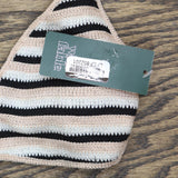 Wild Fable Womens Striped Crochet Bralette Bikini Top PID-X2Z440