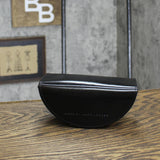 Marc by Marc Jacobs Large Sunglass Case Faux Leather Felt Interior Black