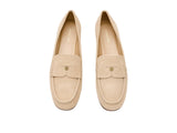 Michael Michael Kors Womens Jennings Suede Loafer 40S6JNFP1S Khaki Brown 9M