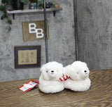 Wondershop Toddler Boys Girls Holiday Polar Bear Character Slippers White 5T-6T