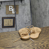 Universal Thread Womens Ivana Footbed Toe Ring Sandals 93708831 Tan Brown 9.5M