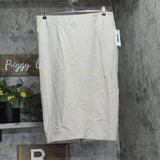 DKNY Womens Knit Pull-On Pencil Skirt P2ANQM27 Pebble Brown XL