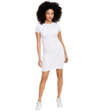Bar III Womens Knit Bodycon Mini Dress 100151162 White XS
