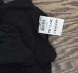 Bar III Womens Tie Front Petite Ruffled Mini Dress Black PL