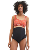Motherhood Maternity High Waisted Full Coverage Maternity Swim Bottom Black S