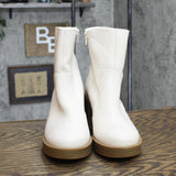 Universal Thread Jenna Platform Boots with Memory Foam Insole Off White 8M