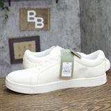 Goodfellow & Co Mens Cade Court Flat Skater Sneakers 94809181 White 13