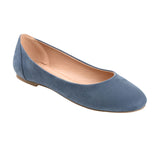 Journee Collection Comfort Round-Toe Dress Flats KAVN Blue 10W