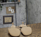 A New Day Womens Reggie Toe Thong Strappy Heels 92611233 Tan Brown 10M